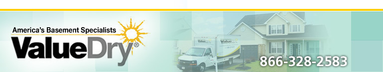Value Dry Basement Waterproofing serves Massachusetts, NJ, PA and DE.